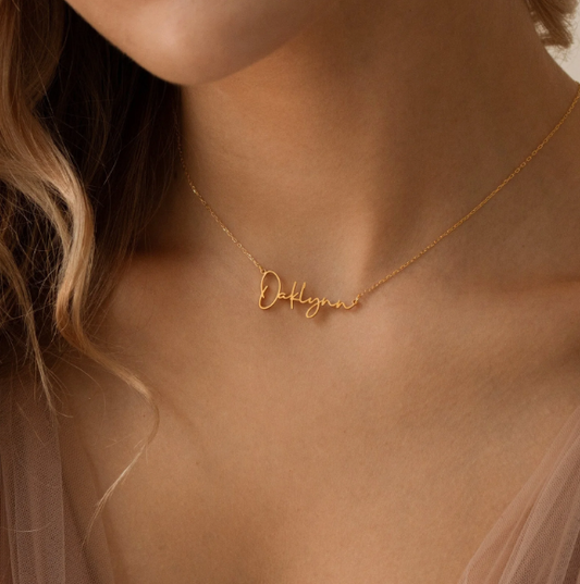 Signature Name Necklace