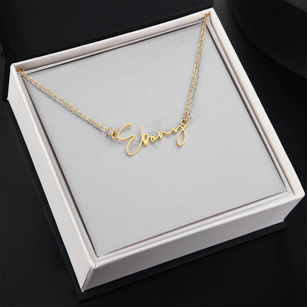 Signature Name Necklace