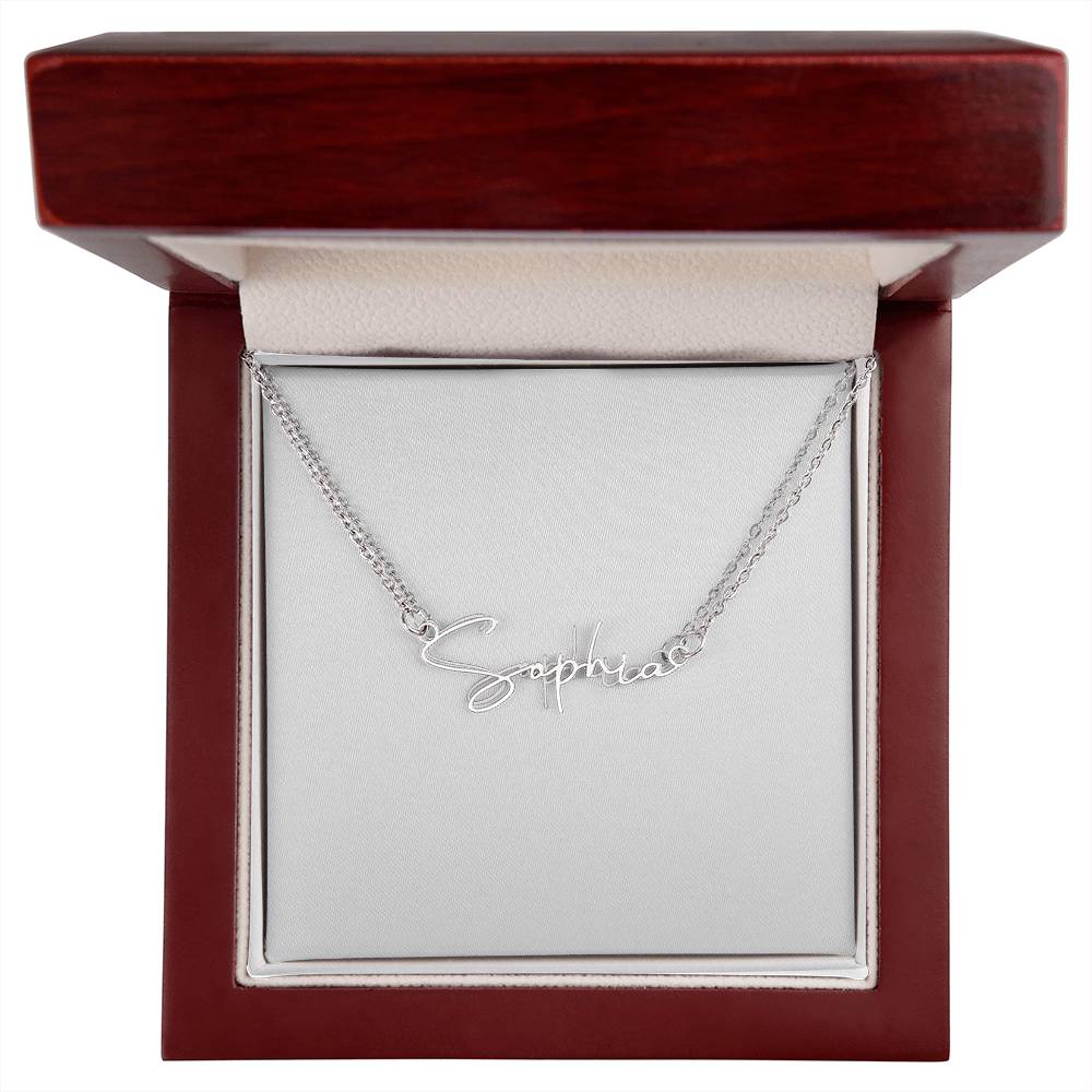 Signature Name Necklace