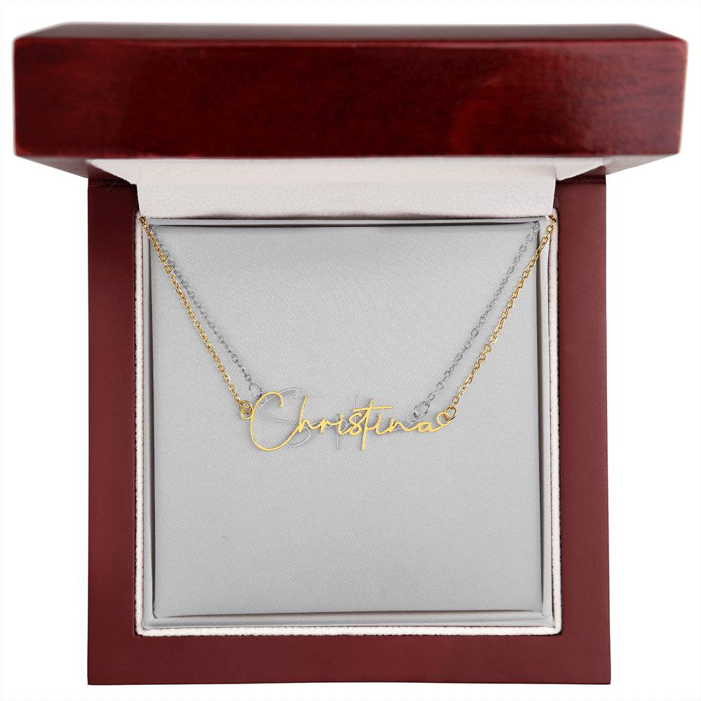 Signature Name Necklace